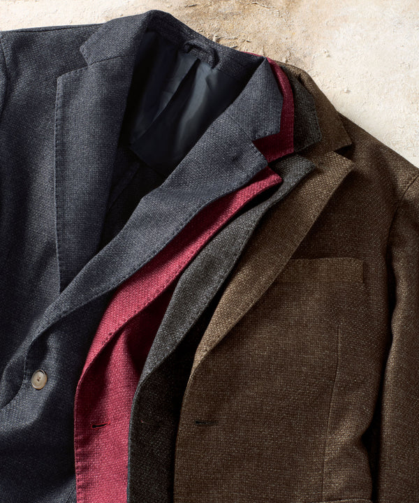 Borgo 28 - Sport Garment-Dyed Two-Button Blazer - Charcoal