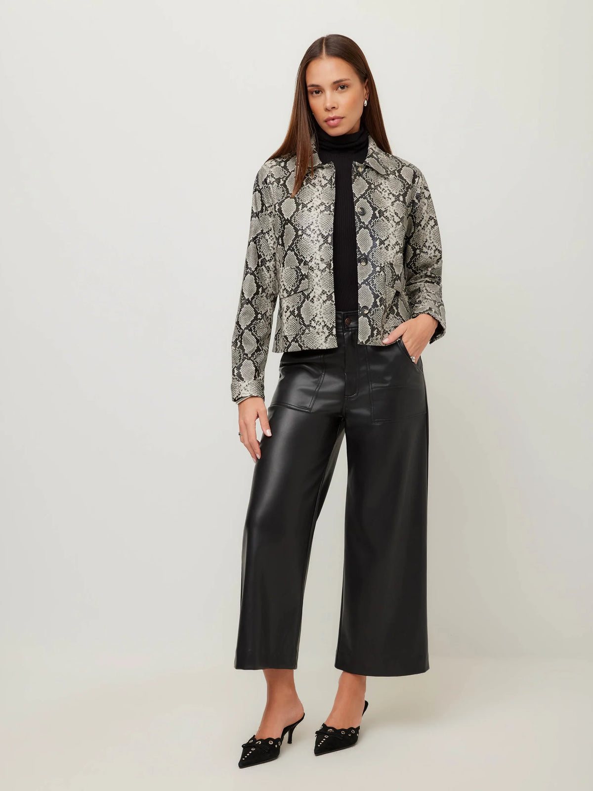 Fifteen Twenty - Victoria Faux Leather Jacket