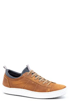 Load image into Gallery viewer, Martin Dingman - Cameron Hand Buffed Pebble Grain Leather Sneaker - Old Saddle