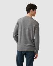Load image into Gallery viewer, Model wearing Rodd & Gunn - Christchurch Knit in Fog - back.