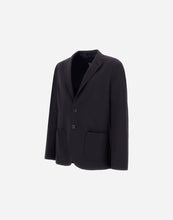 Load image into Gallery viewer, Herno Men's Seer-Crease Blazer in Blu Navy.