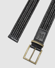 Load image into Gallery viewer, Rodd & Gunn - Stirling Stretch Belt in Nero.
