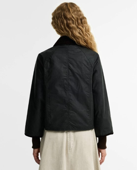 Barbour- Cropped Beadnell Wax Jacket