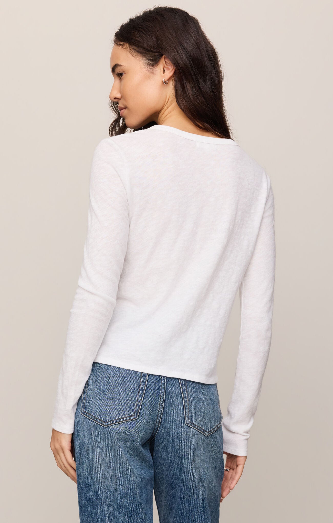ZSupply - Junie Long Sleeve Tee in White
