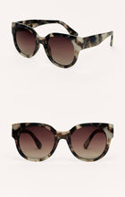 Load image into Gallery viewer, ZSupply Lunch Date Sunglasses in Marbled Tortoise - Bronze Polarized.