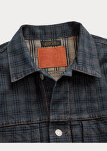Load image into Gallery viewer, RRL - Limited Edition Jacquard Denim Jacket in Nightford Wash.