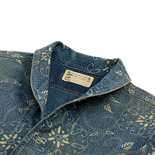 Load image into Gallery viewer, RRL - Indigo Print Woven Overshirt in Indigo/White Multi.