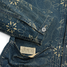 Load image into Gallery viewer, RRL - Indigo Print Woven Overshirt in Indigo/White Multi.