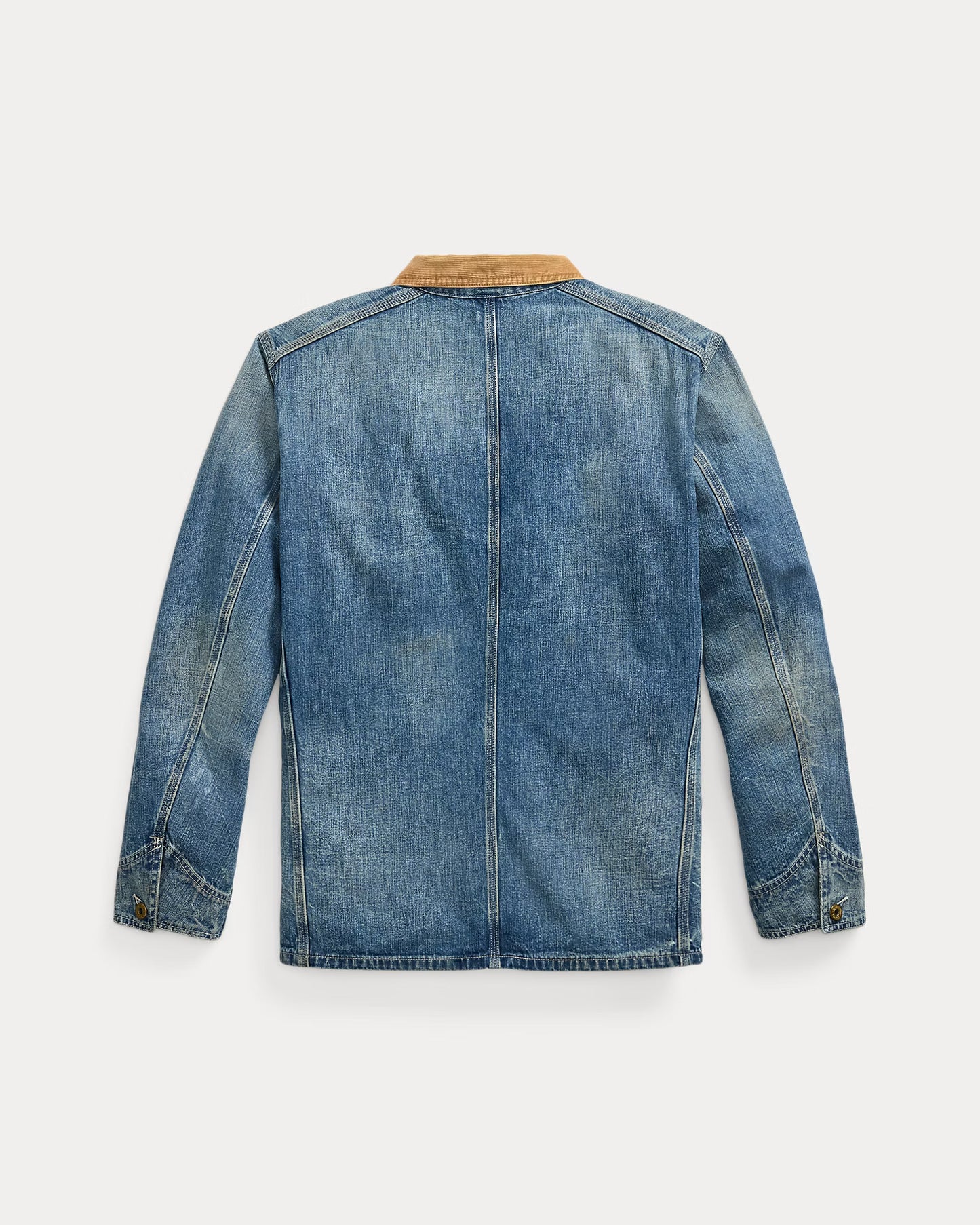 RRL - Corduroy-Collar Indigo Denim Jacket