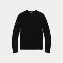 Load image into Gallery viewer, Polo Ralph Lauren - Cashmere Crewneck Sweater in Black.