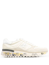 Load image into Gallery viewer, Premiata Men's Landeck Lace Up Sneaker VAR 6136 in Off White.