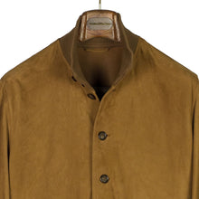 Load image into Gallery viewer, Valsta Suede Bomber Jacket in Sandal.