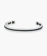 Load image into Gallery viewer, Pig & Hen - Navarch 6mm Bracelet in Navy/Silver.