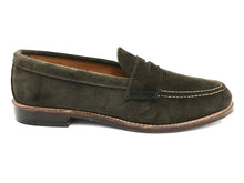 Load image into Gallery viewer, LaRossa Shoe and Alden loden suede penny loafer special make up.