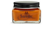 Load image into Gallery viewer, Saphir calfskin cream shoe polish in light brown.