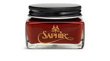 Load image into Gallery viewer, Saphir calfskin cream shoe polish in mahogany.