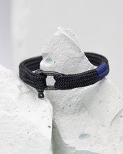 Load image into Gallery viewer, Pig & Hen Sharp Simon bracelet in black with black buckle.