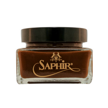 Load image into Gallery viewer, Saphir calfskin cream shoe polish in medium brown.