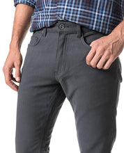 Load image into Gallery viewer, Model wearing Rodd & Gunn Motion 2 Straight Jean RL Coal.
