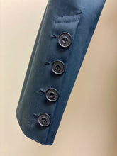 Load image into Gallery viewer, Mackintosh women's black raincoat's sleeve.