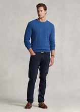 Load image into Gallery viewer, Model wearing POLO Ralph Lauren - Sullivan Slim Knitlike Chino Pant in Avaitor Navy.