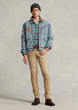 Load image into Gallery viewer, Model wearing POLO Ralph Lauren - Sullivan Slim Jean - Stretch in Khaki Hill.