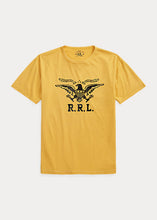 Load image into Gallery viewer, RRL - Logo Jersey T-Shirt in Vintage Gold.