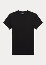 Load image into Gallery viewer, Polo Ralph Lauren - Ribbed Cotton Tee in Black.