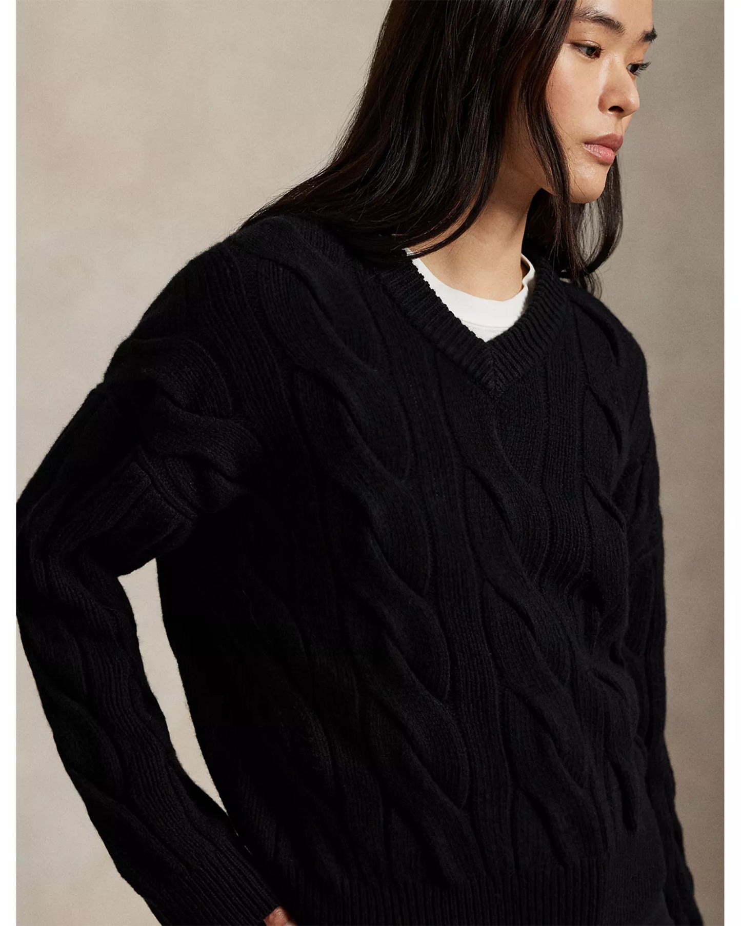 Polo Ralph Lauren - Wool/Cashmere LS VNeck Pullover Sweater