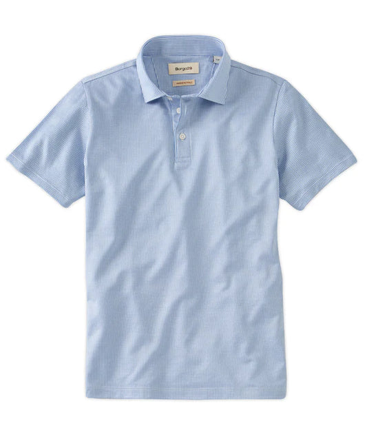 Borgo 28 - Pinstripe Short-Sleeve Polo Shirt