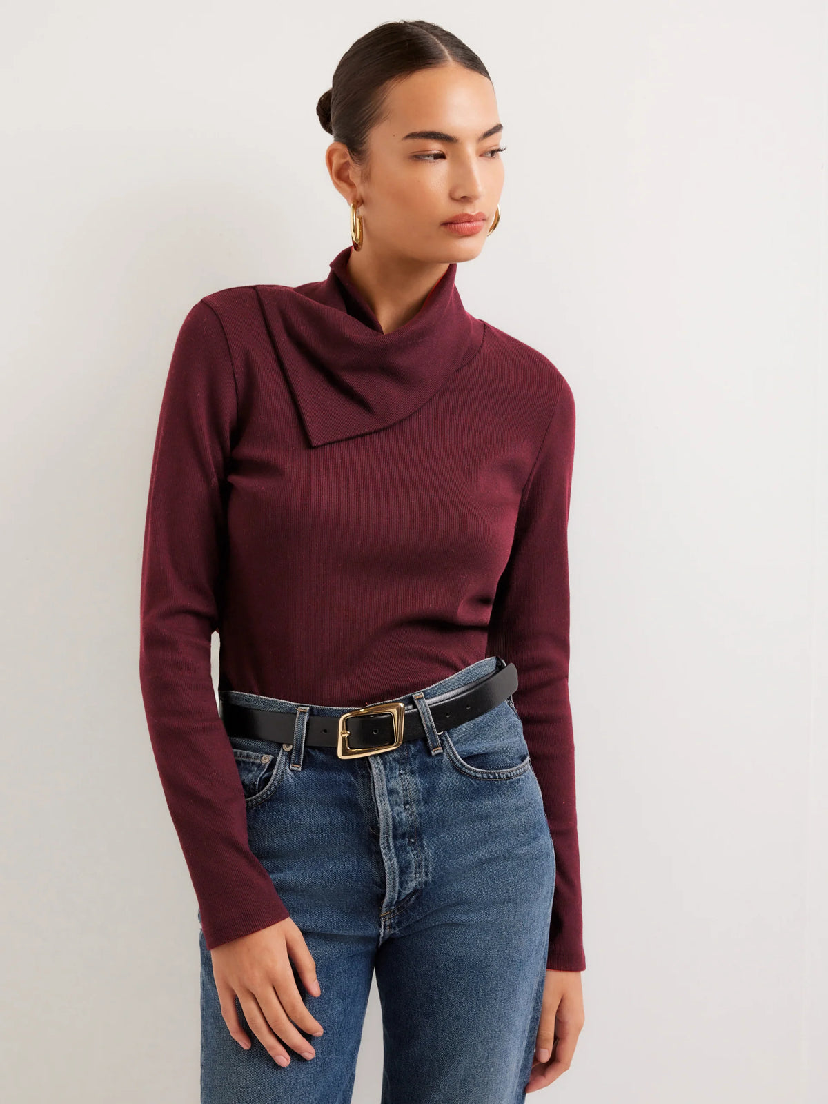 Fifteen Twenty - Rhonda Drape Neck Top