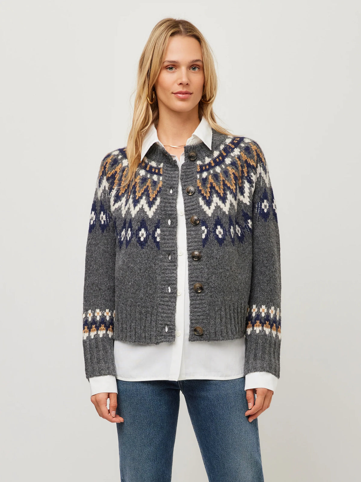 Fifteen Twenty - Alina Mixed Media Cardigan