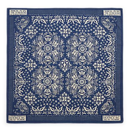 RRL- Cotton Ried Bandana (20" x 20")