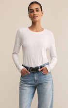 Load image into Gallery viewer, Model wearing ZSupply Modern Slub LS Tee in White.
