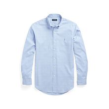 Load image into Gallery viewer, POLO Ralph Lauren - L/S Sanded Twill Sportshirt with Estate Spread Collar in Blue/White.
