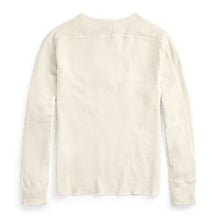 Load image into Gallery viewer, RRL - LS Textured Cotton Waffle Knit Shirt - back
