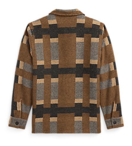 RRL - Cotton/Wool Blend Ashford Cruiser Shirt Jacket - back