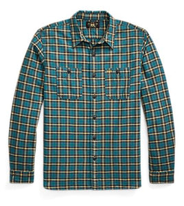RRL - LS Cotton Plaid Cameron Sport Shirt