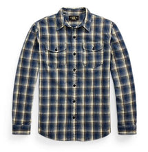 Load image into Gallery viewer, RRL - LS Cotton Plainweave Plaid Jasper Workshirt
