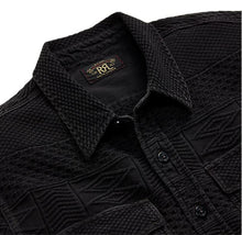 Load image into Gallery viewer, RRL - LS Cotton Indigo Jacquard Julius Shirt Jacket

