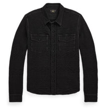 Load image into Gallery viewer, RRL - LS Cotton Indigo Jacquard Julius Shirt Jacket
