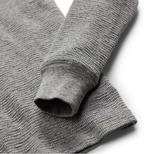 Load image into Gallery viewer, RRL - LS Cotton Waffle Knit Henley T-Shirt - close up on sleeve
