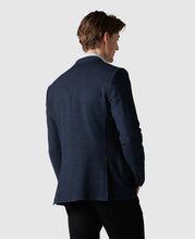Load image into Gallery viewer, Model wearing Rodd &amp; Gunn - Haldon Jacket in Midnight - back.
