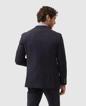 Load image into Gallery viewer, Model wearing Rodd &amp; Gunn - Fairton Jacket in Marine - back.
