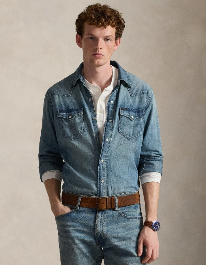 POLO Ralph Lauren - Slub Denim Western Shirt