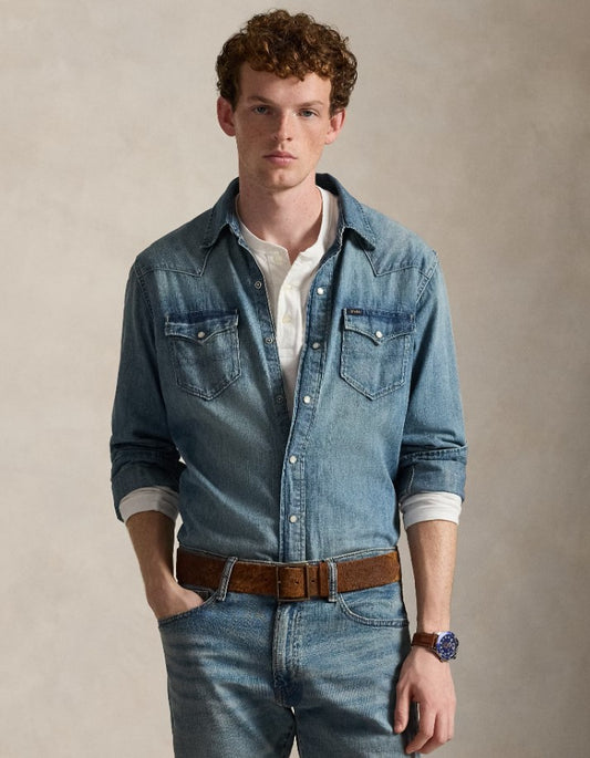 POLO Ralph Lauren - Slub Denim Western Shirt