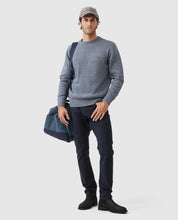 Load image into Gallery viewer, Model wearing Rodd &amp; Gunn - Gunn Knit Sweater in Indigo.
