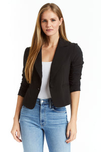 Model wearing Drew - Suzie Blazer in Black.