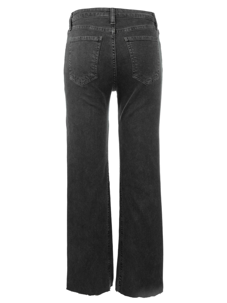 Kut From The Kloth - Kelsey High Rise Fab Ab Ankle Flare Inset Leg in Pewter Green - back.