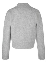 Load image into Gallery viewer, Kut from the Kloth - Lilia Button Front LS Sweater in Heather Grey -back.
